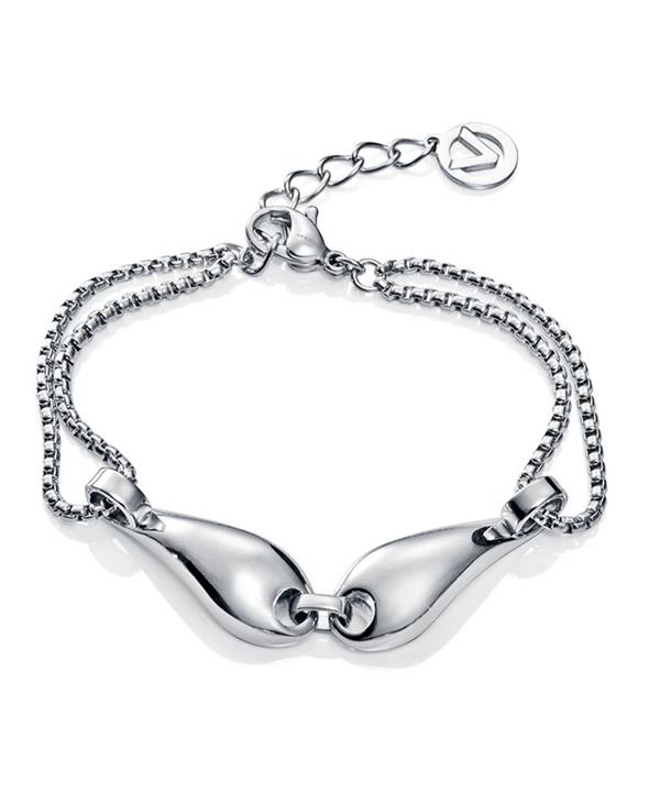 دستبند استیل زنانه ویسروی, کد 50004P11000